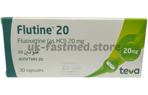 flutine 20mg capsule (fluoxetine)