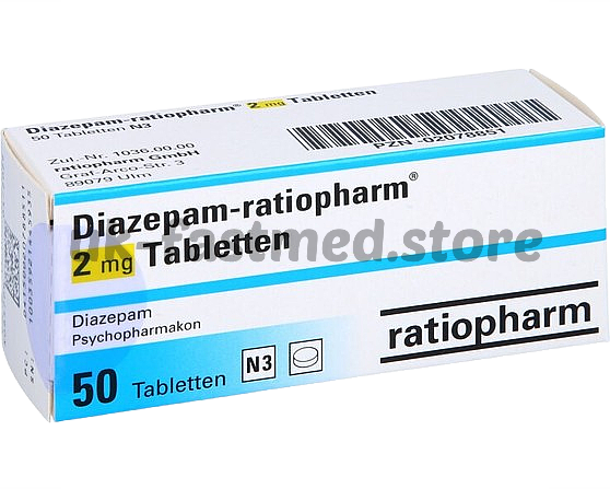 ratiopharm diazepam 2mg tablets