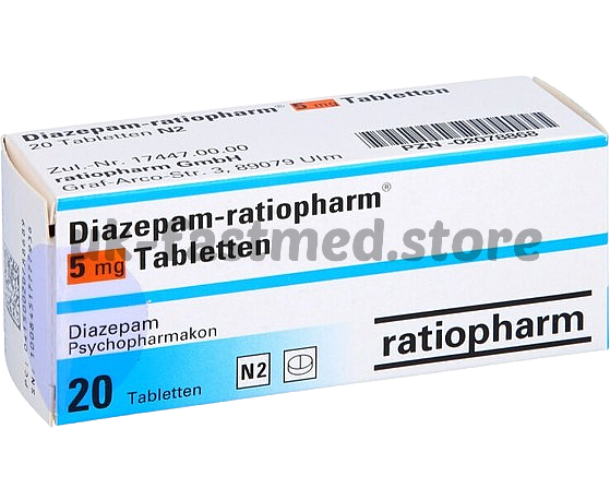 ratiopharm diazepam 5mg tablets